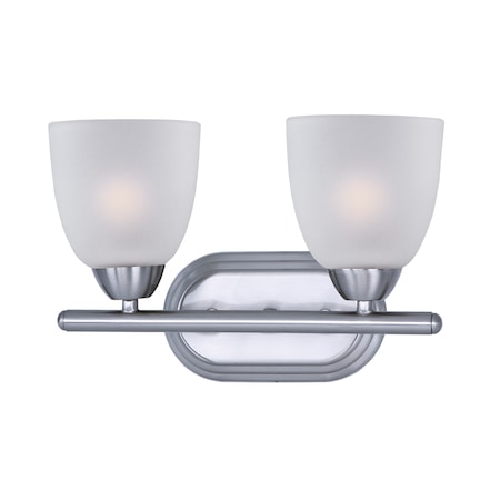 Maxim Lighting Axis 2-Light 13" Wide Polished Chrome Vanity Light 11312FTPC